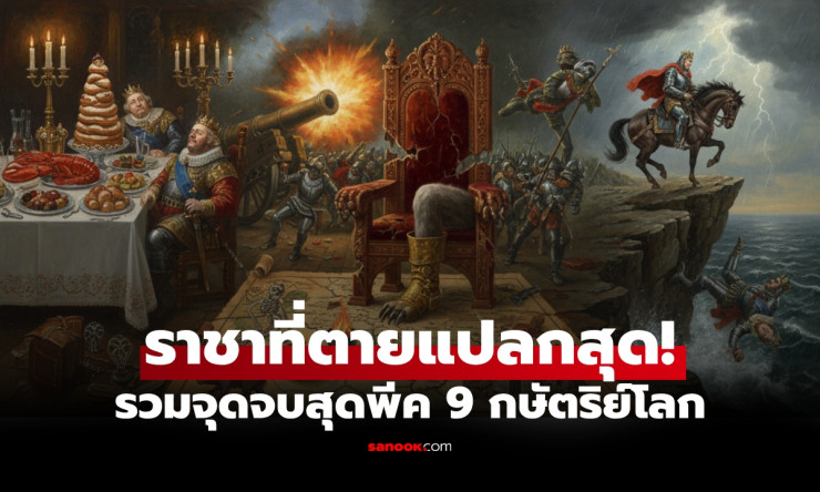 9 กษัตริย์โลก จบชีวิตด้วยสาเหตุแปลกที่สุด - betfahvip